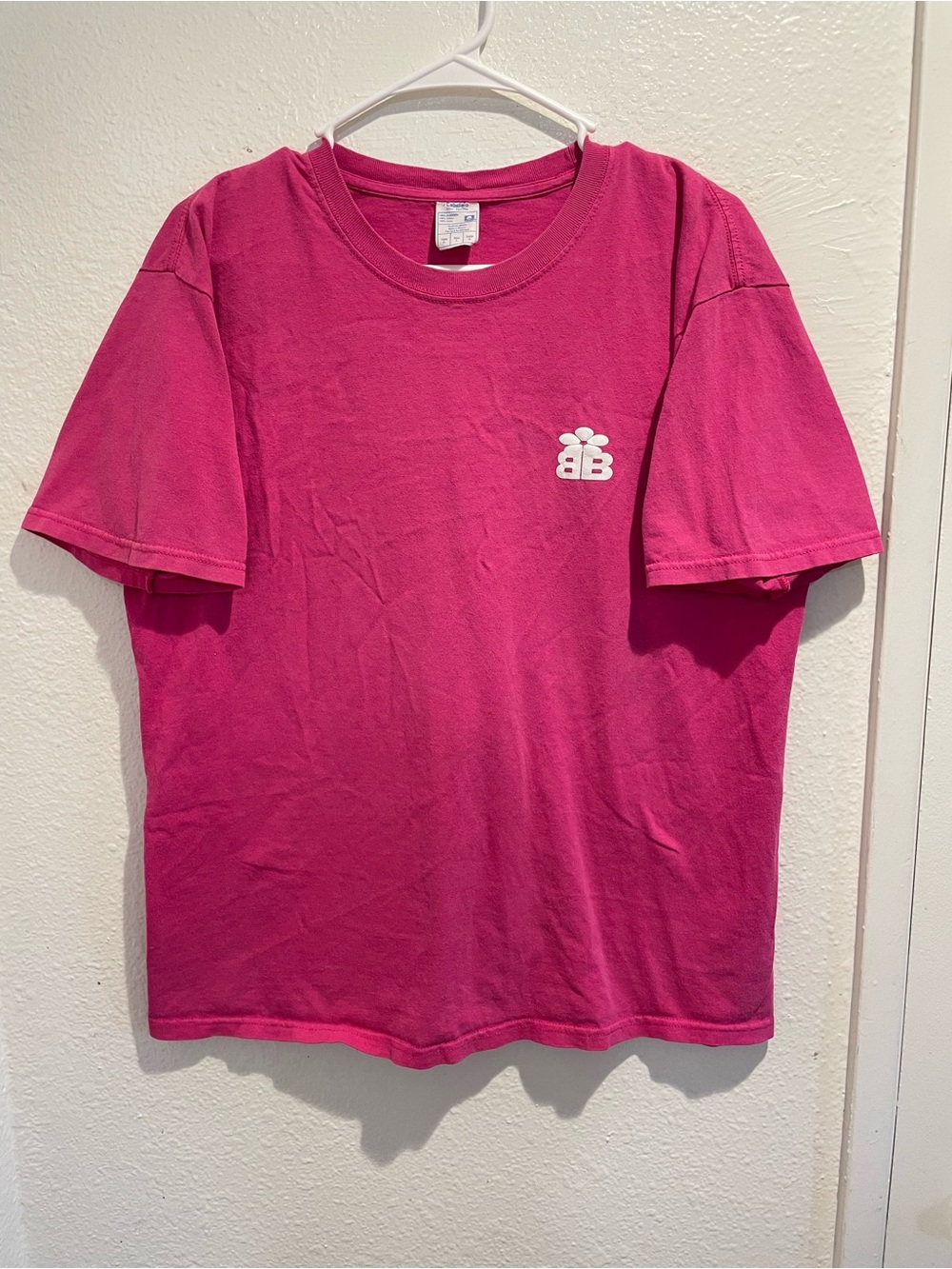 🔥 Custom Sinclair Oil Dino Flower Graphic Tee Hot Pink Men Large L